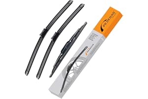 PEJIEDAS 26"+14" Front Wiper Blade + 10" Rear Wiper Blade Set for Chevrolet Trax 2013-2021/Buick Encore 2013-2021/Opel Mokka 2012-2020 OE Genuine Quality/Original Style (Pack of 3)
