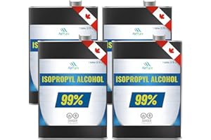 Isopropyl Alcohol 99%, Cleaner, Industrial Rubbing Alcohol for Precision Cleaning, Fast Evaporation IPA Solvent, Bulk Gallo (