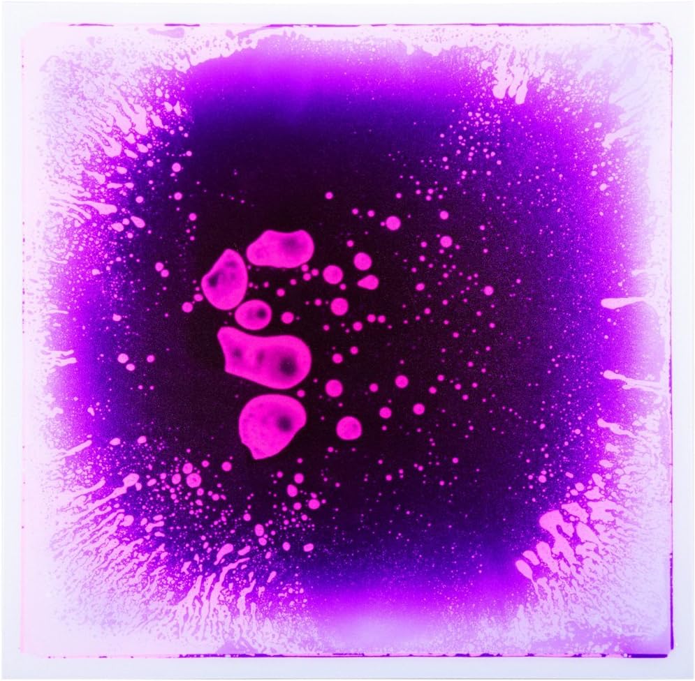 Art3d Liquid Floor Tile 12"x12" Purple Kids Room Play Mat Dance Floor Decor