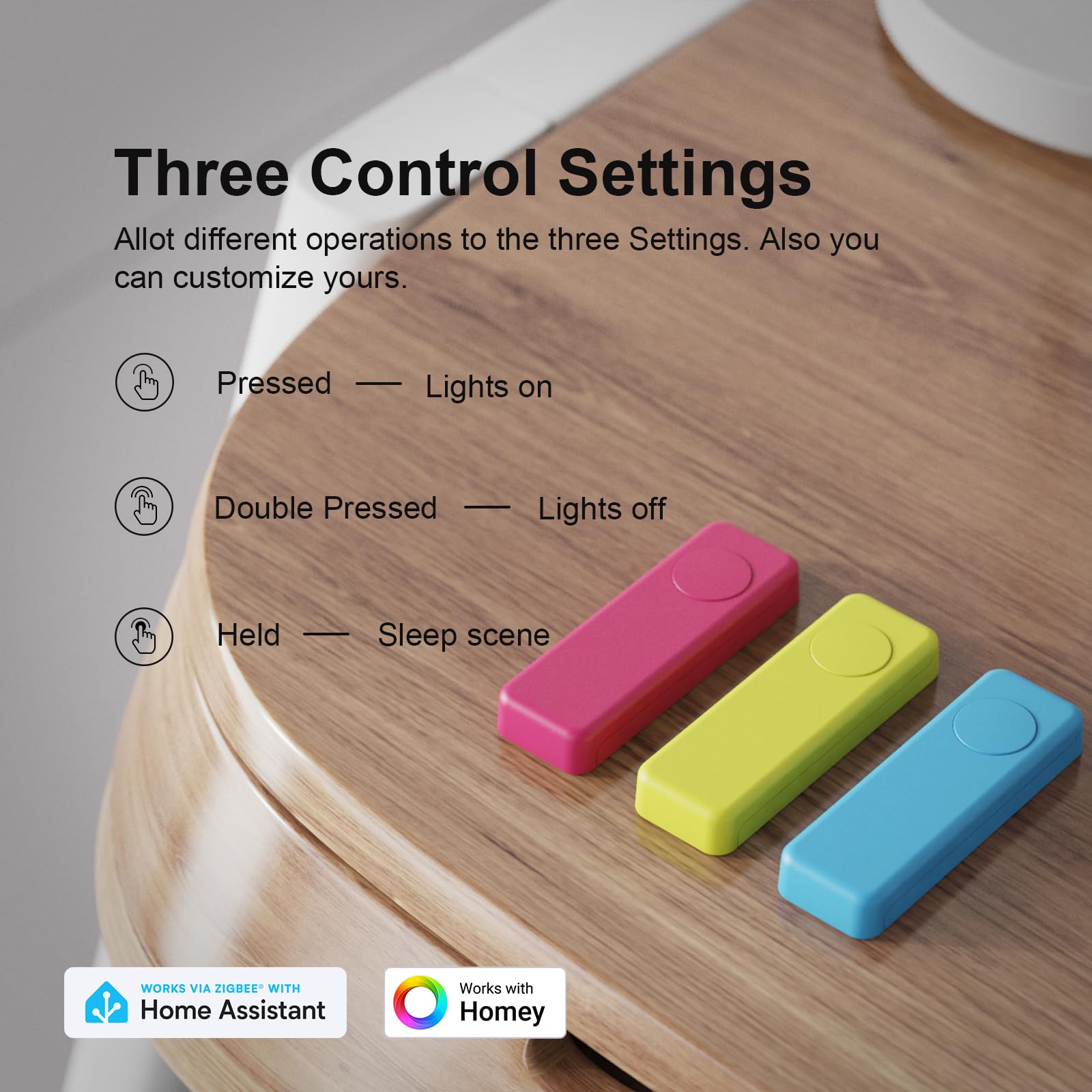 Mua THIRDREALITY ZigBee Smart Button Blue, 3-Way Remote Control ...
