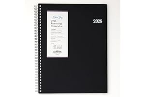 Blue Sky 2026 Weekly and Monthly Planner Calendar, January 2026 - December 2026, 8” x 10.875”, Flexible Cover, Laminated Tabs, Durable Twin Wire Binding, Dainian