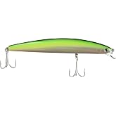 Daiwa Salt Pro Minnow Floating 5.1in Saltwater Fishing Lure | Long-casting floating saltwater lure - weight transfer system, erratic action, realistic scale pattern &amp; heavy-duty hooks