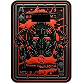 Ace Spade Dead Card Tactical Patch [3D-PVC Rubber-3.5 X 2.5 inch -BP4]
