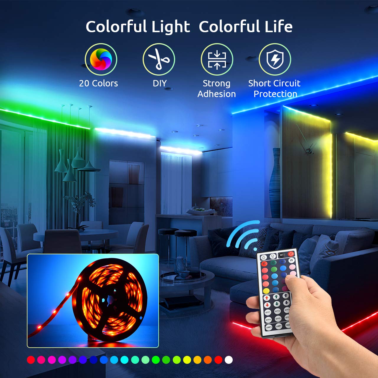 Best Multi Colored Led Room Lighting