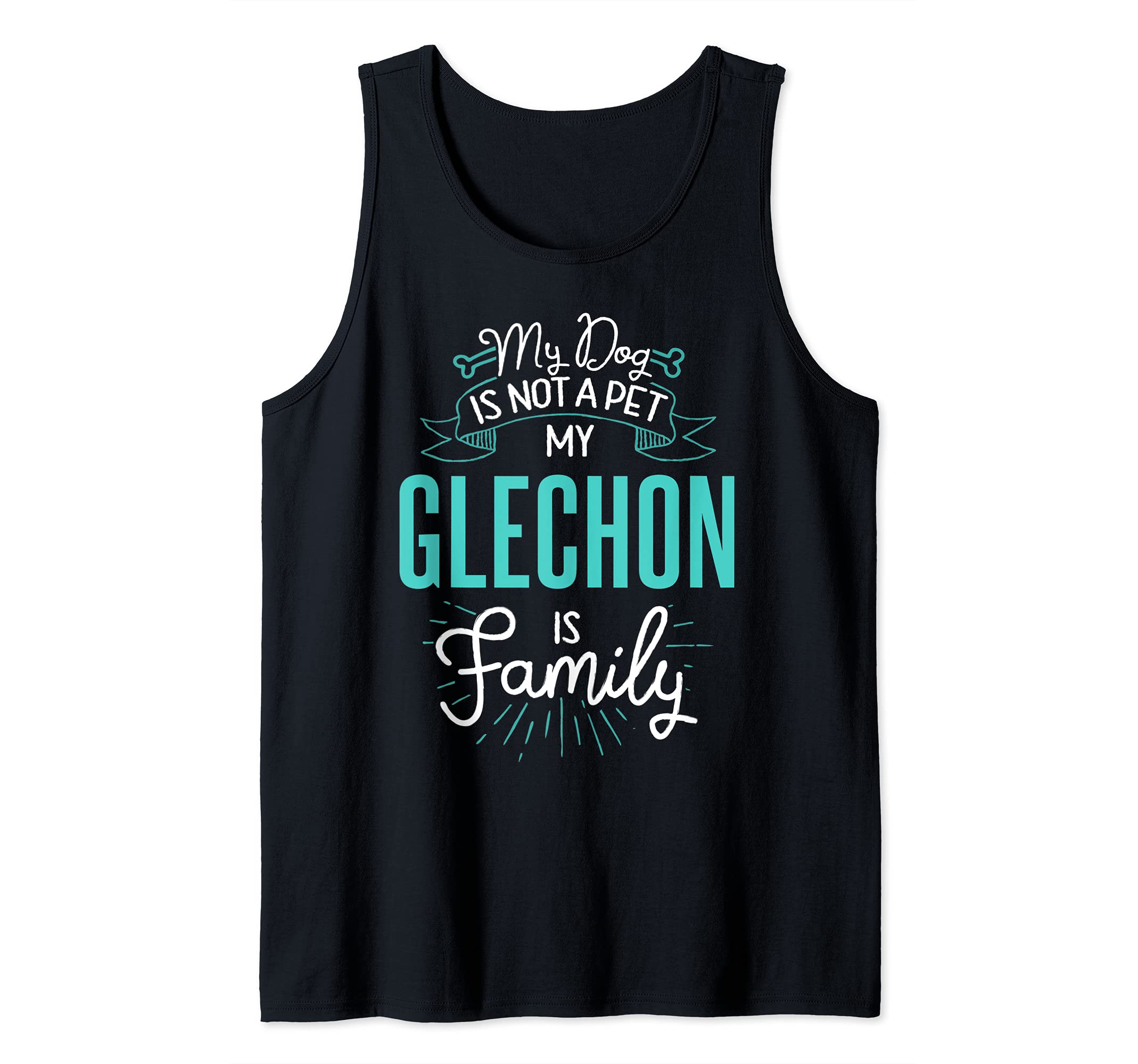 Cute Glechon Design Family Dog Giftn Tank Top