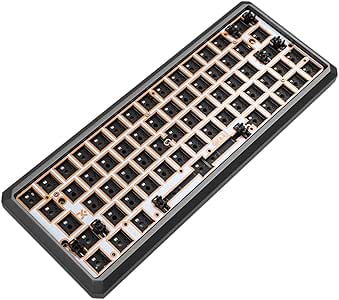 GK64 GK64S - Kit de teclado para PC (plástico, aluminio, CNC, Bluetooth