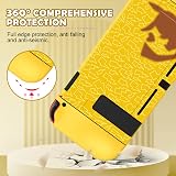 DLseego Protective Case for Switch Dockable TPU Cover with 2 JoyCon Covers view 2
