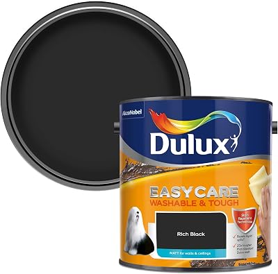 Dulux Easycare Washable Matt Rich Black 2.5 L Interior Paint