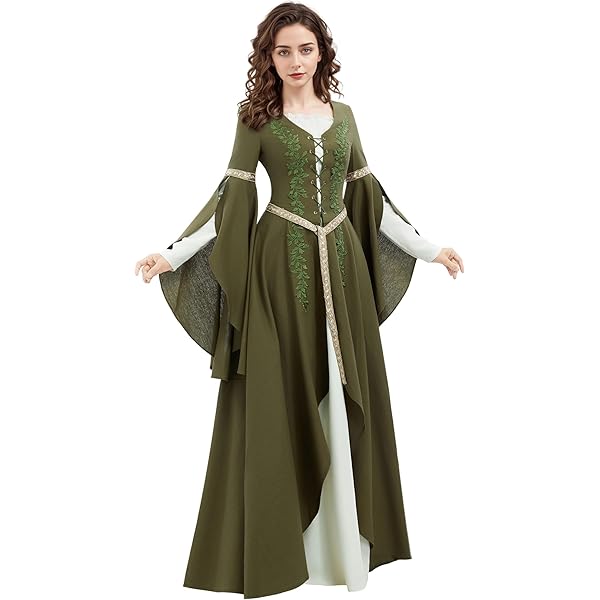 Amazon.com: VintageCos Women's Claire Fraser Cosplay Costume Scottish  Highland Dress Green Tartan Dress With Shawl from Outlander : Clothing,  Shoes & Jewelry