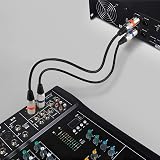 wecan 4 Pack 3 Pin DMX Cable 3m XLR Male Female DMX Lighting Cable view 5