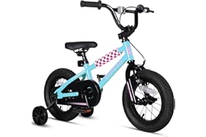 vollsch BMX Style Kids Bike for 2-8 Years Old Boys Girls Toddlers 12 14 16 Inches Bicycle with Training Wheels Coaster Brake, Multiple Color