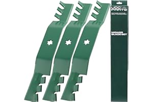 UDC Parts 942-04053C Gator Blades 50 Inch / 3 Pack/Fits MTD, Cub Cadet, Troy Bilt Replaces OEM no. 742-04053 942-04053 742-04053A 942-04053A 742-04053B 942-04053B 742-04053C RZT 50 LT LTX 1050