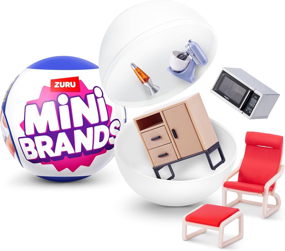 Mini Brands Home Capsule by ZURU Miniatures Surprise Collectables