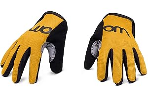 woom TENS Bike Gloves, Child’s & Youth Bicycle Full Finger Protection with Grip for Road Cycling & Mountain Biking (Boys & Girls)