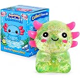 GSOOUOLD Axolotl Squishy Stress Ball, Soft TPR Fidget Toy for Kids Adults | Non-toxic soft TPR, slow rebound, satisfying squeeze, sensory stress relief toy for kids &amp; adults