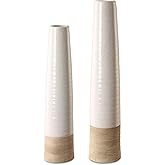 Uttermost 18156 Ivory Sands - Vase (Set of 2)-22.75 Inches Tall and 4.75 Inches Wide