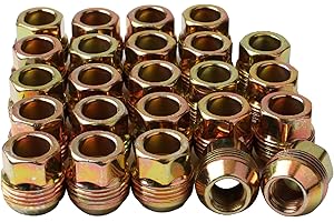 MARDARTH Set of 24, 14mmx1.5 OEM Factory Wheel Lug Nuts Replacement for Sliverado Sierra 1500 Yukon Avalanche Suburban Express 1500 C1500 K1500 Escalade Traverse Yukon M14x1.5 Studs 6 Lug Wheel