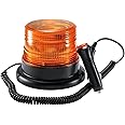 LED Strobe Light,Amber Warning Lights,Emergency Flashing Beacon Light with Magnetic for Vehicle Forklift Truck Tractor Golf Carts UTV Car Bus