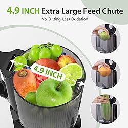 Juicer Machines, Aeitto Cold Press Juicer,4.9" Wide