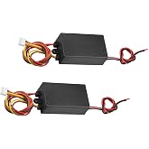 Motoforti Universal 3-Step Dynamic Sequential Module, LED Turn Signal Taillight Controller, ABS PC, Black, 2 Pcs