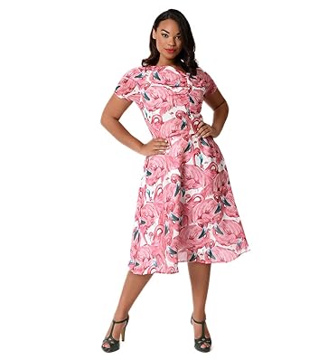flamingo dress plus size