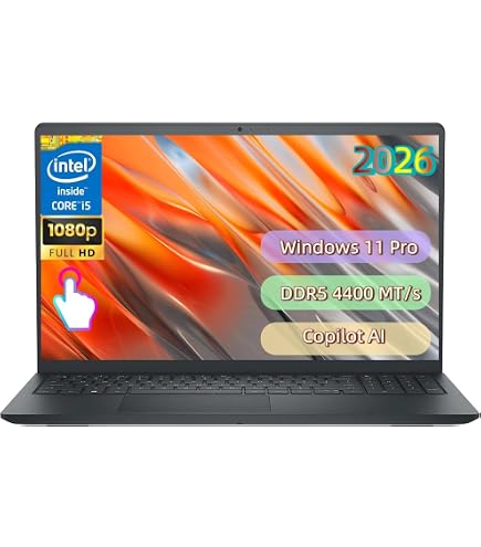 Amazon.com: Dell 15 Laptop Touchscreen, Intel i5-1334U, 16GB DDR5