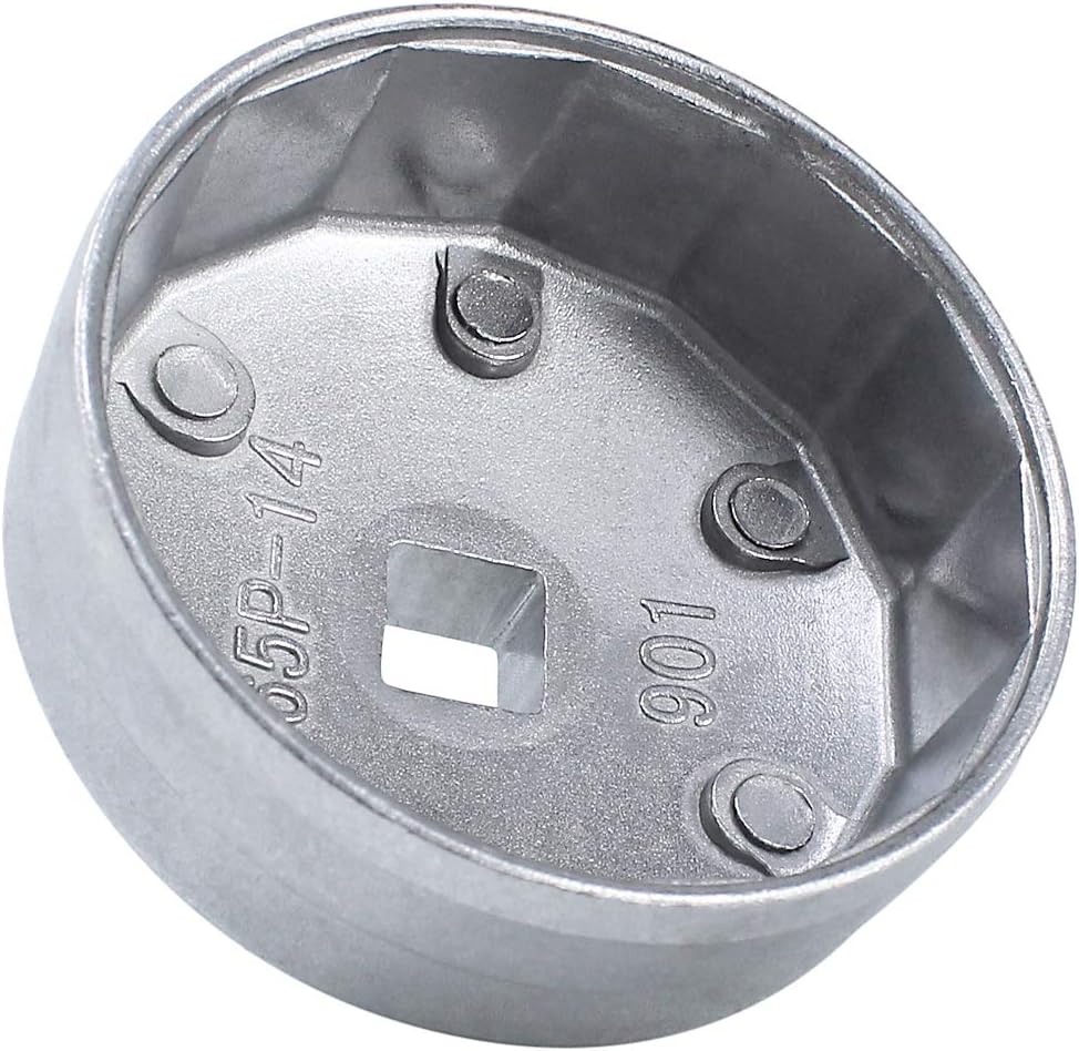 Cyleto 14 Flutes 65mm Oil Filter Cap Wrench Car Socket Remover Tool Socket Cap Removal Wrench for Toyota A8 Honda Nissan Bluebird - Image 5
