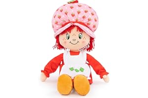 Strawberry Shortcake Plush Pillow Buddy - Super Soft Stuffed Character Pillow - Polyester Microfiber, 18 Inches