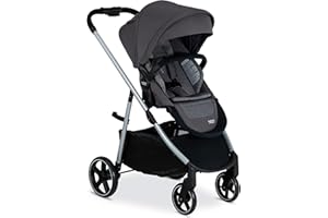 Britax Grove™ Modular Stroller, Lightweight Stroller with CozyFit™ Insert and Bumper Bar, 6 Ways to Ride, SafeWash, Pindot Stone