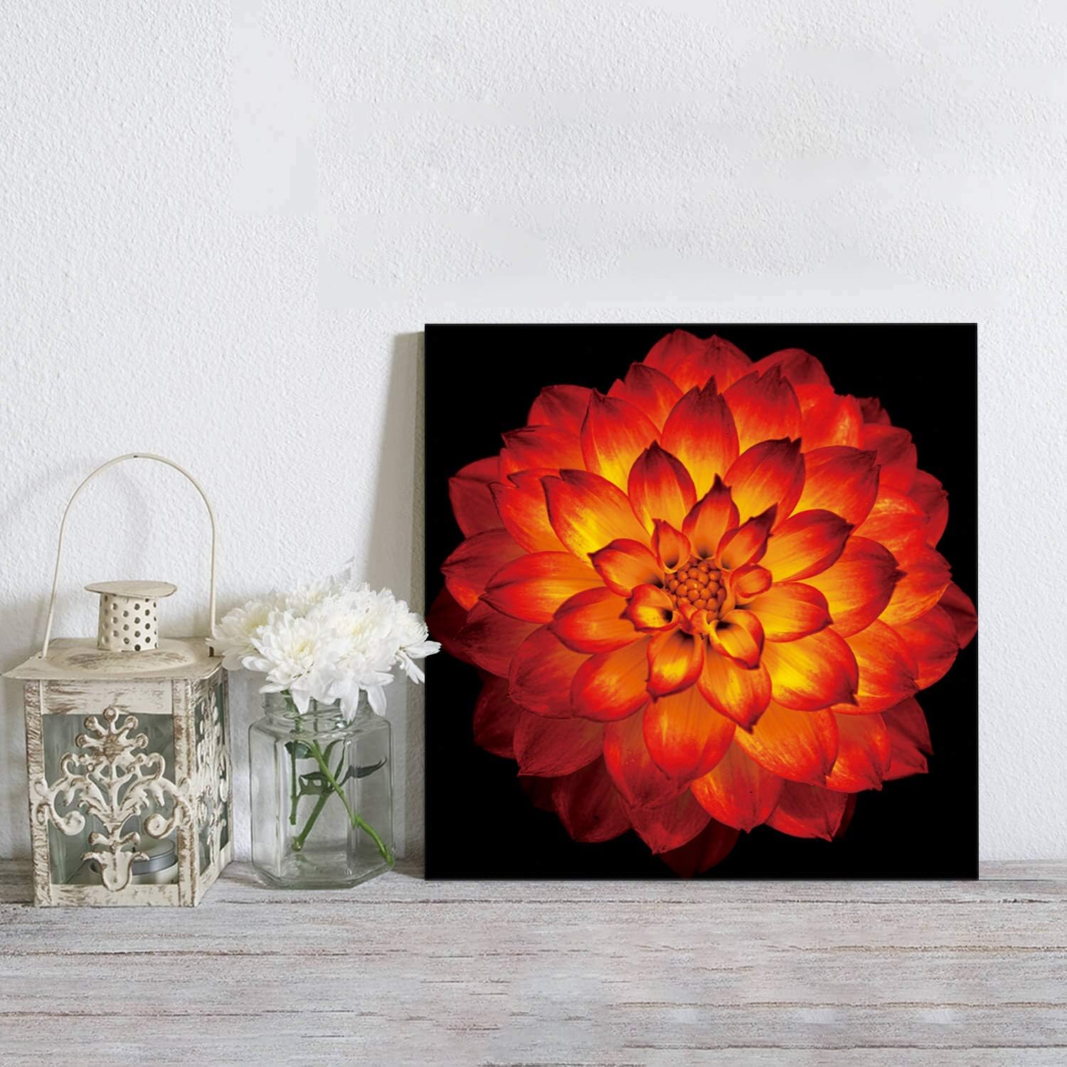 Canvas Wall Art for Living Room Dahlia Pinnata Office Wall