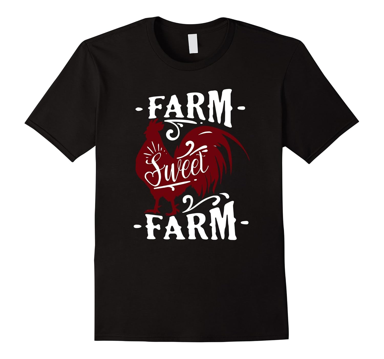 Farm Sweet Farm Cute & Funny Chicken Farmer TShirtCL Colamaga