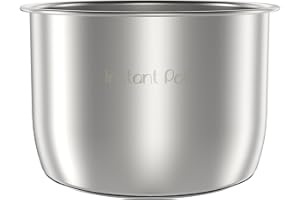 Instant Pot Stainless Steel Inner Cooking Pot - Mini 3 Quart, 7.8'' diameter x 4.92'' high , Silver,