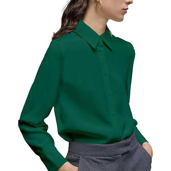 Women's Hawaiian Shirt Blouse - Long Sleeve Floral Print Casual Work Tops