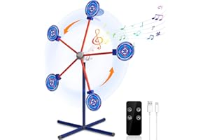 DX DA XIN Rocket Rotating Shooting Targets Toy for Kids Shooting Practice for Nerf Guns Moving Targets for Boys Compatible with Nerf Gun Darts Bullets