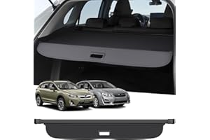 ZZEQYG Cargo Cover for 2013-2017 Subaru XV Crosstrek & 2012-2016 Impreza Accessories Retractable Cargo Cover Trunk Cover All Weather Shielding Shade Cargo Luggage Cover (Canvas)