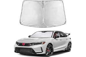 Econour Windshield Sun Shade for Honda Civic 2022-2025 Sunshade Foldable Window Sun Visor Protector Blocks UV Rays Keep Your Car Cooler