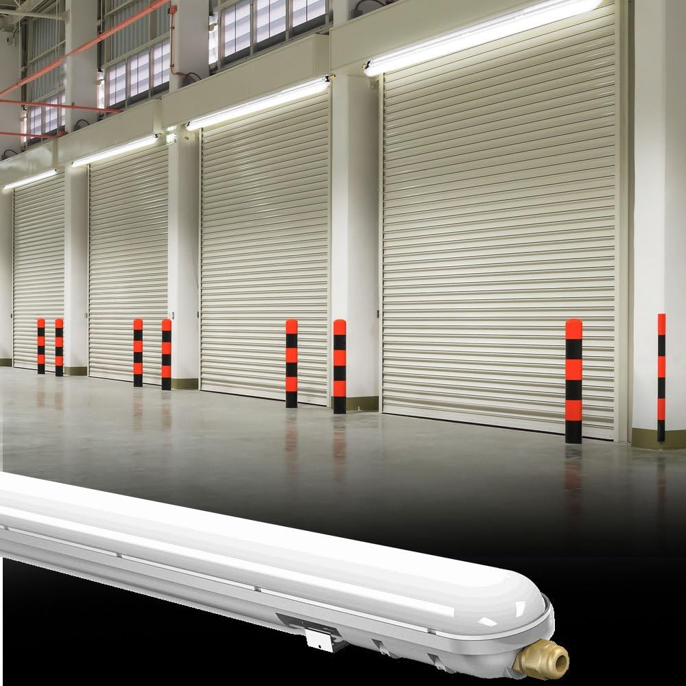 V-TAC 36W 4500K LED Waterproof Lamp Fitting VT-1248, White Colour - Image 4