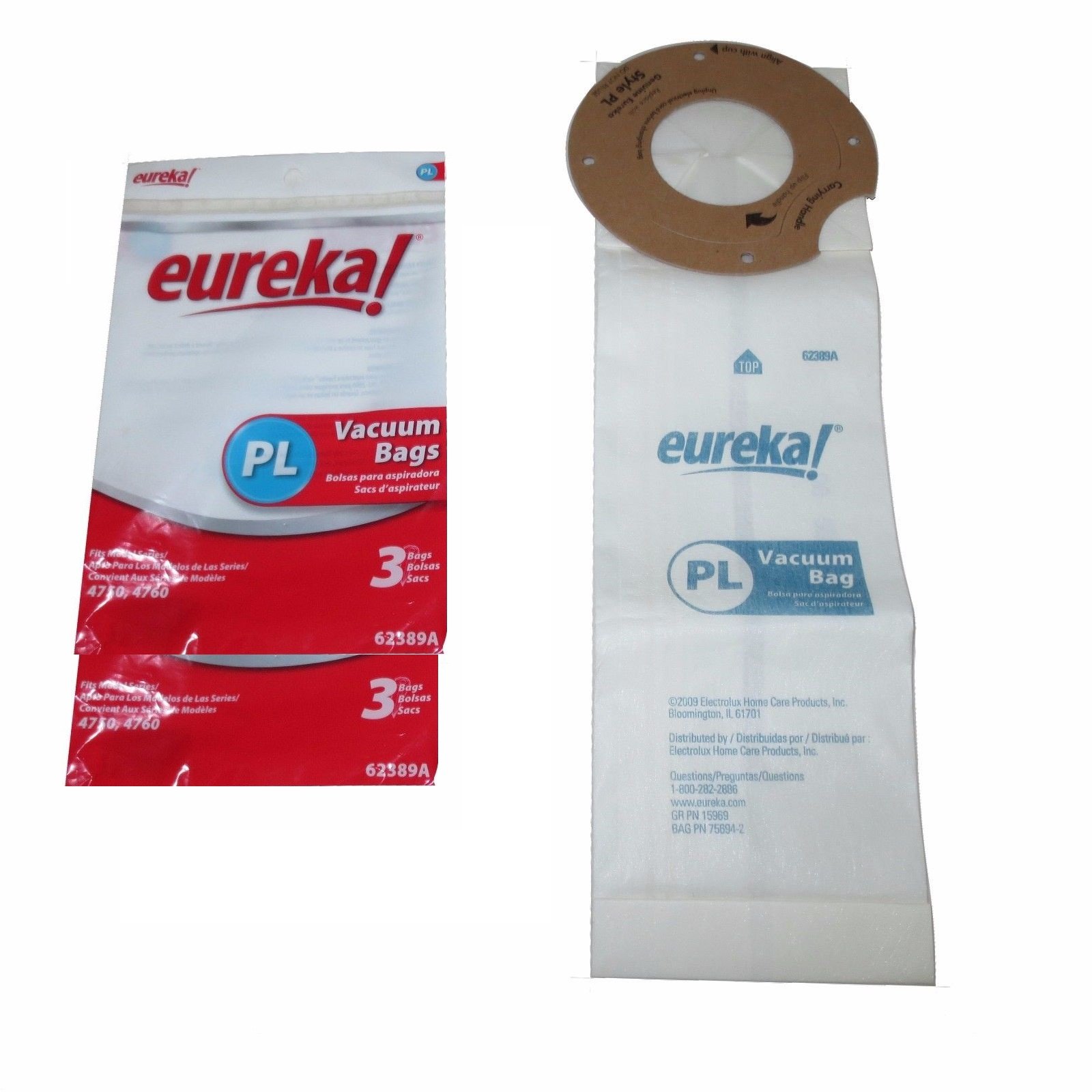 Genuine Eureka PL Vacuum Bag 62389A 6 Pack eBay
