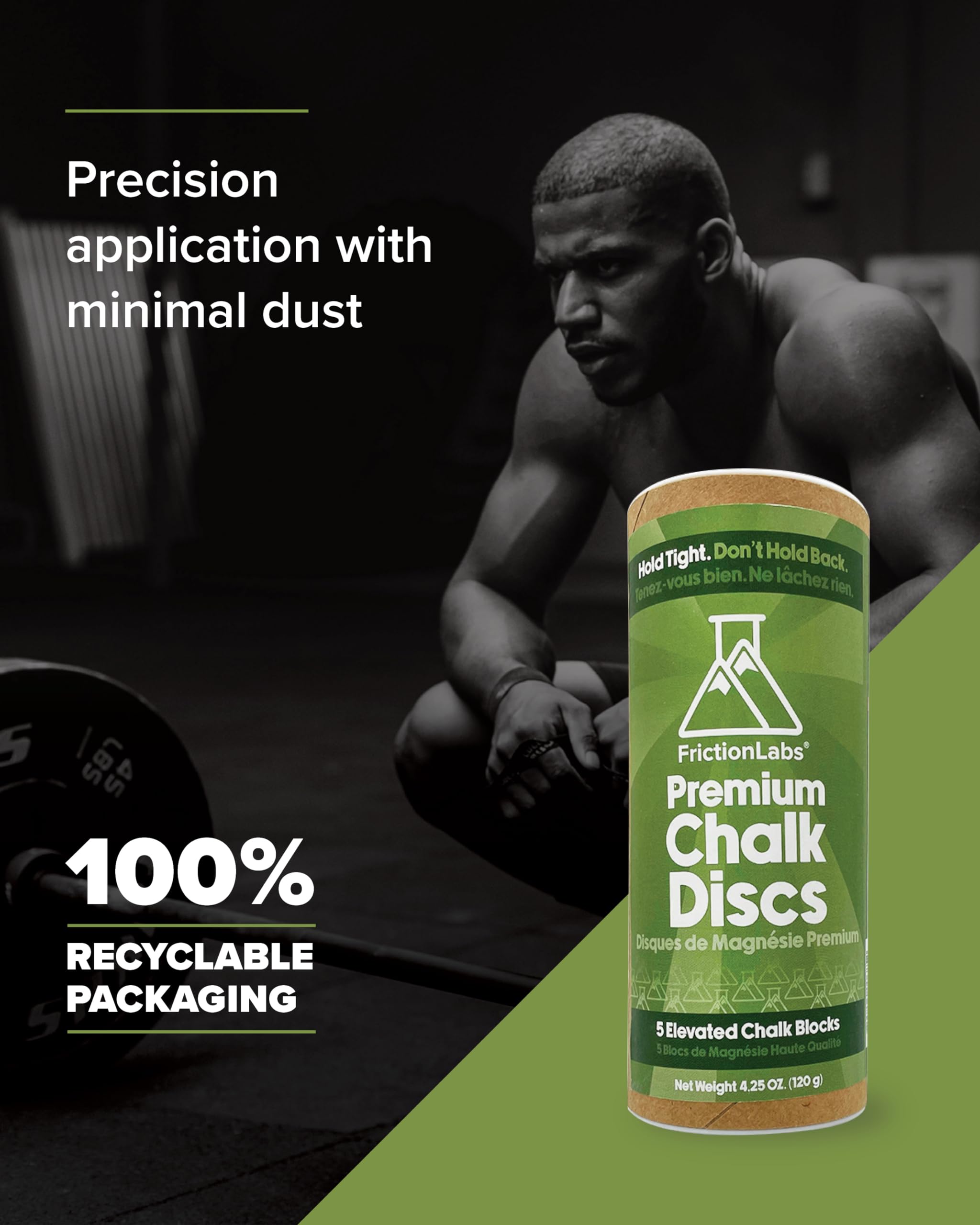 Friction Labs Gym Chalk – Magic Ball, PRO Ball (Chalk Bag Sock) or Discs | Non-Toxic Climbing Chalk for Bouldering, Gymnastics & More