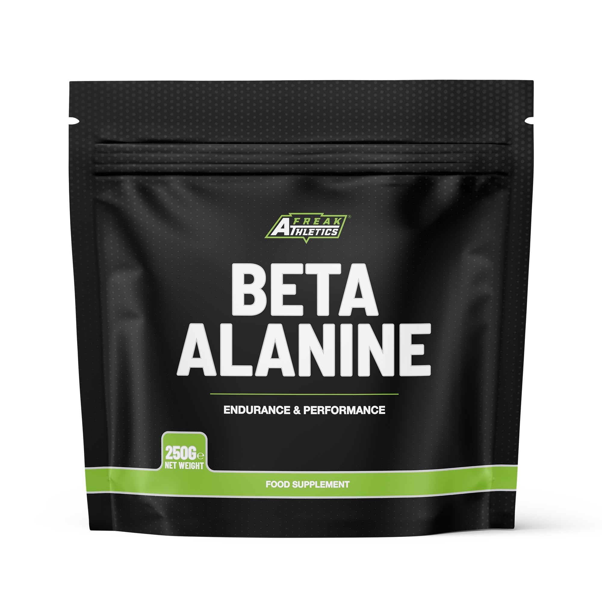 Freak Athletics Beta Alanine Powder 250g - Premium Beta Alanine Supplement for Strength & Endurance - Powder Form - Suitable for Men & Women - UK Made