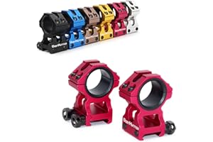 WestHunter Industrial Grade Precision Rifle Scope Rings, 1 Inch 30 mm Tactical 6061 T6 Picatinny Scope Mount | 36 mm / 29 mm Center Height