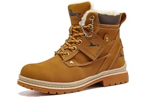 VITUOFLY Boys Hiking Boots Kids Hiking Shoes Girls Outdoor Warm Winter Snow Boots Adventure Trekking Shoes Anti-skid Sneakers Steel Buckle Durable Comfortable