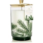 Thymes Frasier Fir Candle - Heritage Pine Needle Luminary Scented Candles - Elegant Pine Candle - Crisp Siberian Fir, Cedarwood & Sandalwood - Holiday Candles - Christmas Decor (Large, 16 oz)