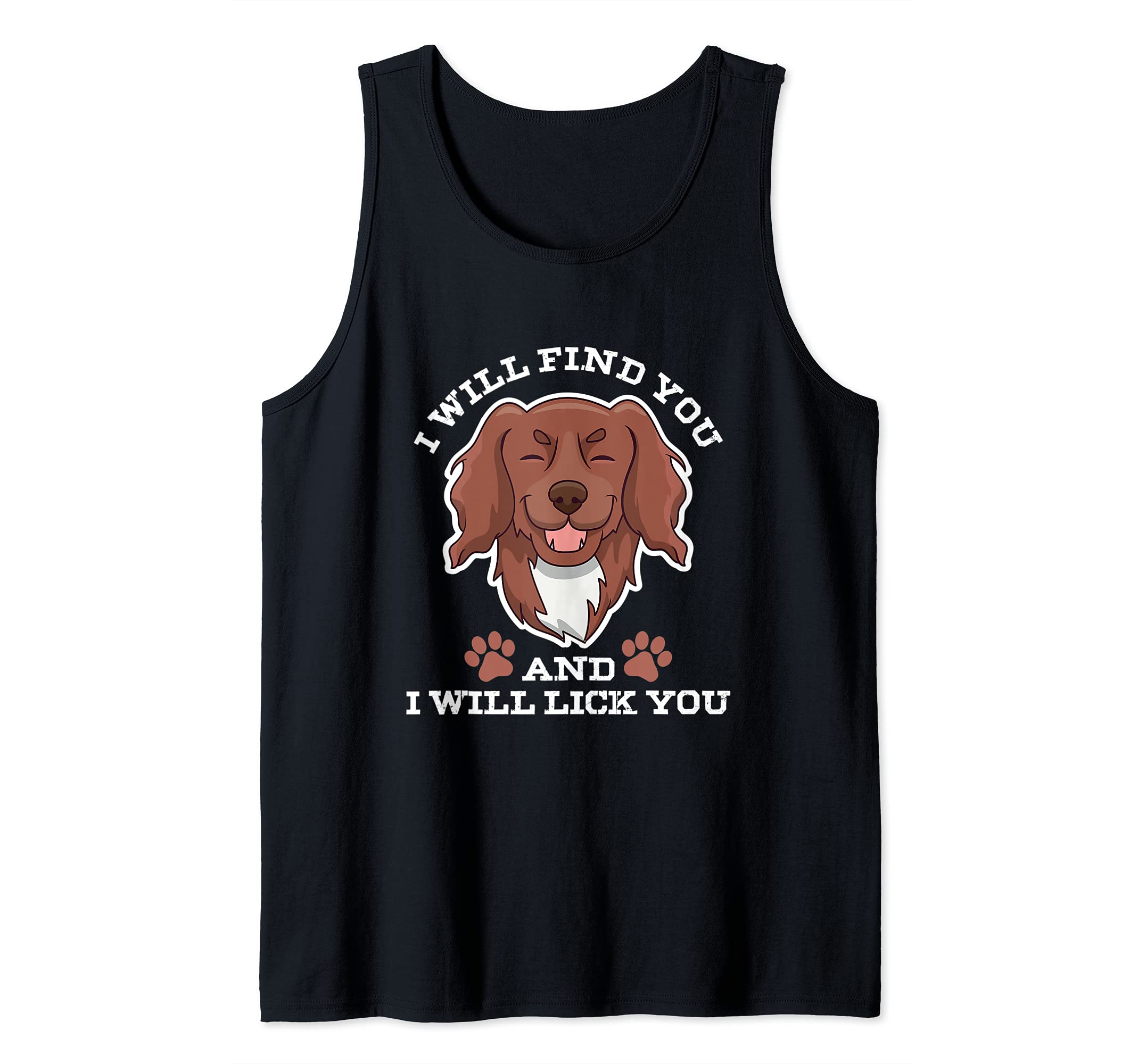 Dog Head Paw Breed Pet Puppies Lover Animal Rescue Tank Top