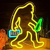 Bigfoot Neon Sign Dimmable Sasquatch Neon Sign Bigfoot neon Beer sign for Wall Decor Bigfoot Neon Light Up Sign for Bedroom Holiday Birthday Gifts for Friends Kids