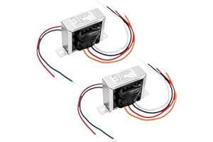 GDLIN 24V 40VA Control Transformer, Primary 120, 208, 240V Secondary 24V, for Supco SXT105, for Jard 4031F, for Honeywell AT140A1018, HVAC Furnace Multi Tap with Foot Mount, 2PCS