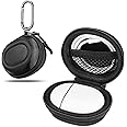 Fintie Carrying Case for Google Pixel Buds Pro 2 / Pro/A-Series/Buds 2 - Protective Hard EVA Shockproof Storage Portable Travel Cover Bag with Carabiner, Black