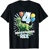 Disney Pixar Toy Story Birthdaysaurus Rex 4th Birthday T-Shirt