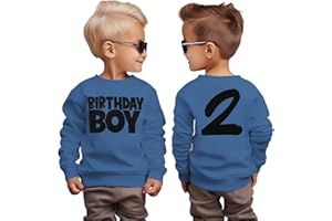 AG AGUU Birthday Boy Sweatshirts 1-8 Years Old Birthday Shirts Kids Pullover Toddler Baby Boy B-day Party Outfits Fall Tops