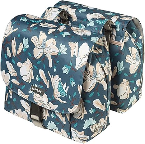 floral bike panniers